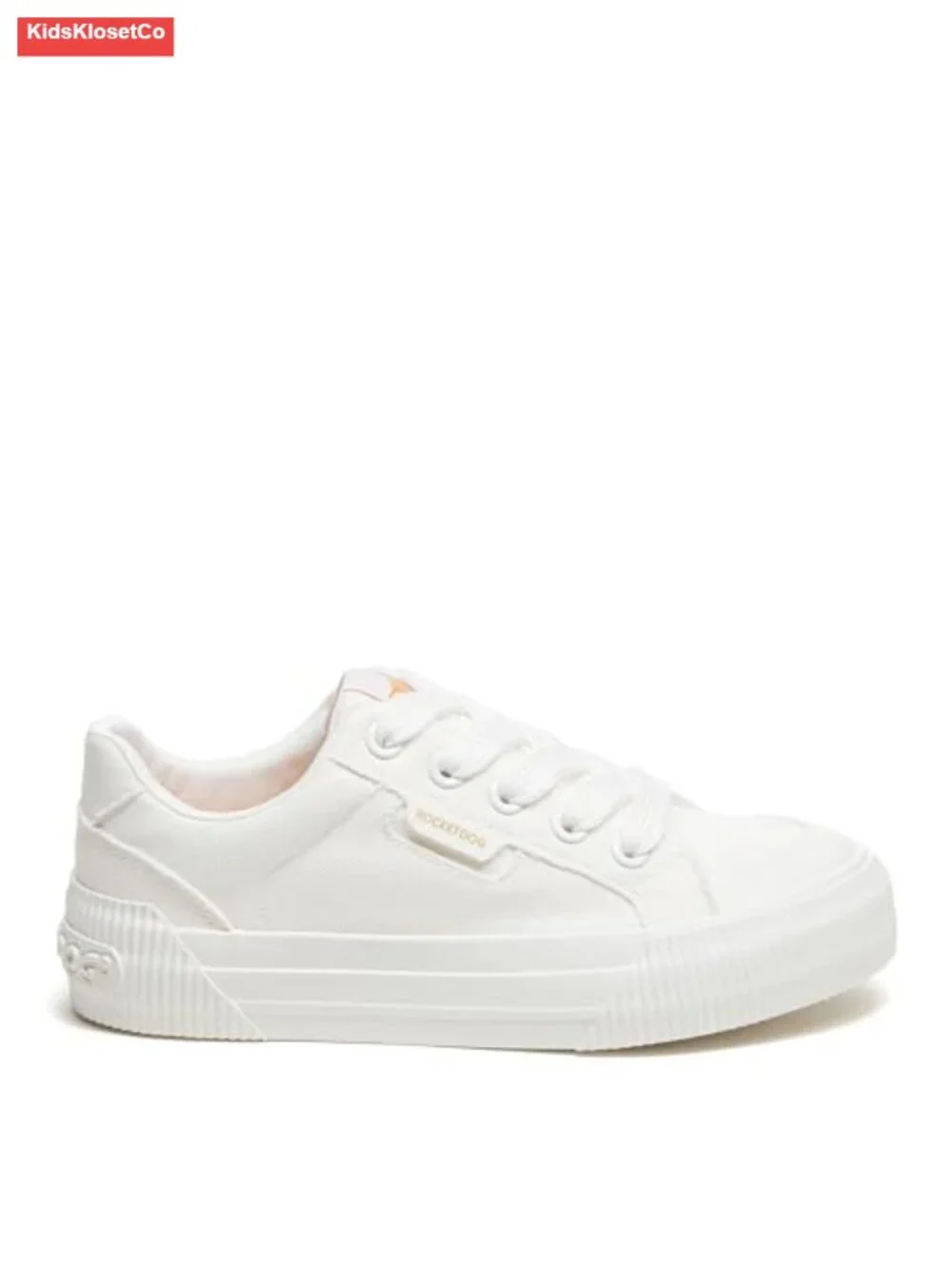 Girls Plush Foam Sneakers Cotton Lining Lace-Up Cushioned